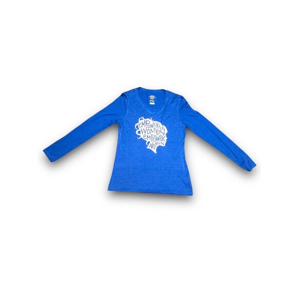 Women's "Empowered Women" Graphic Long Sleeve T-Shirt - Small - Picture 1 of 2